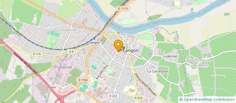 localisation de l'entreprise SCI DES SALIERES à LANGON