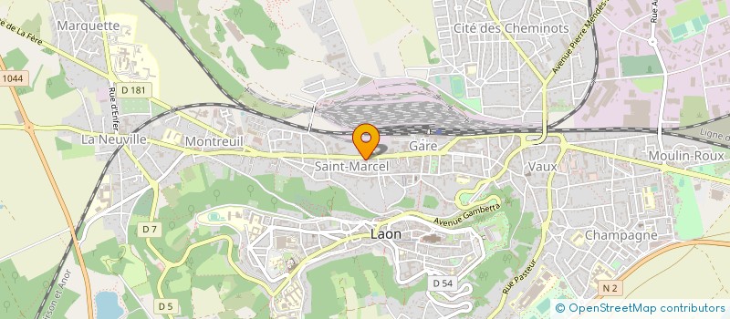 localisation de l'entreprise SCI DES SALINES à LAON