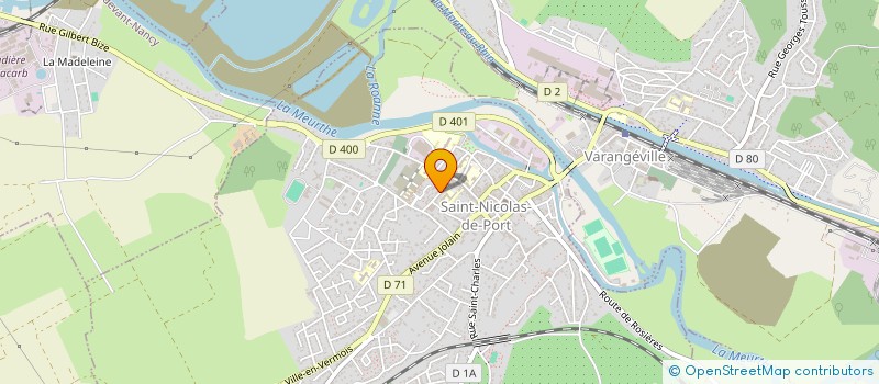 localisation de l'entreprise SCI DES SALINES  SAINT-NICOLAS-DE-PORT