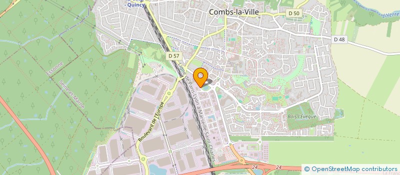 localisation de l'entreprise SCI DES SALINES  COMBS-LA-VILLE