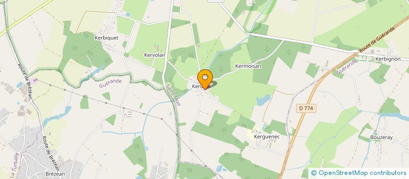 localisation de l'entreprise SCI DES SALORGES  SAINT-MOLF