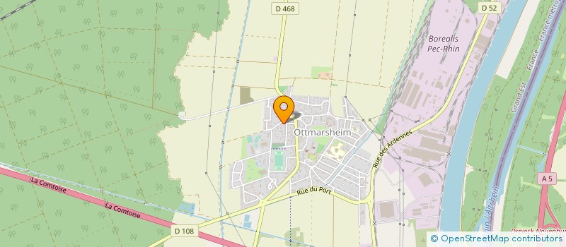 localisation de l'entreprise SCI DES SANGLIERS  OTTMARSHEIM