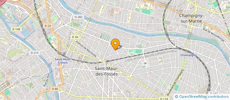 localisation de l'entreprise SCI DES SAPINS à SAINT-MAUR-DES-FOSSES