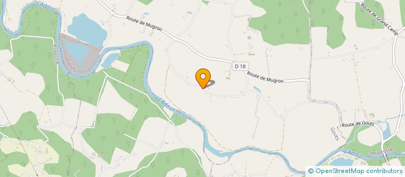 localisation de l'entreprise SCI DES SAPINS  GOUTS