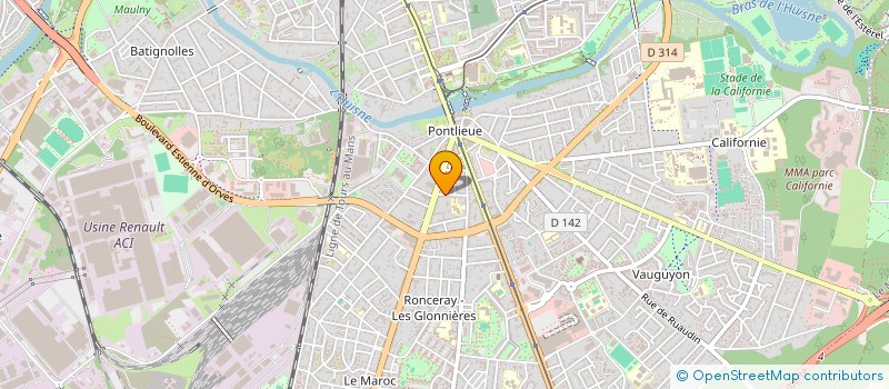 localisation de l'entreprise SCI DES SAPINS  LE MANS