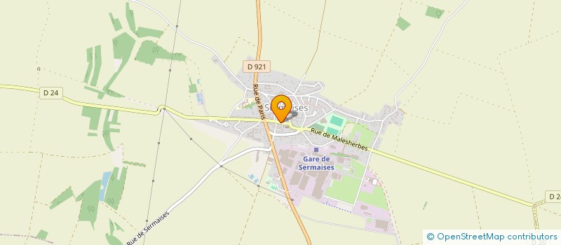localisation de l'entreprise SCI DES SARMATES  SERMAISES