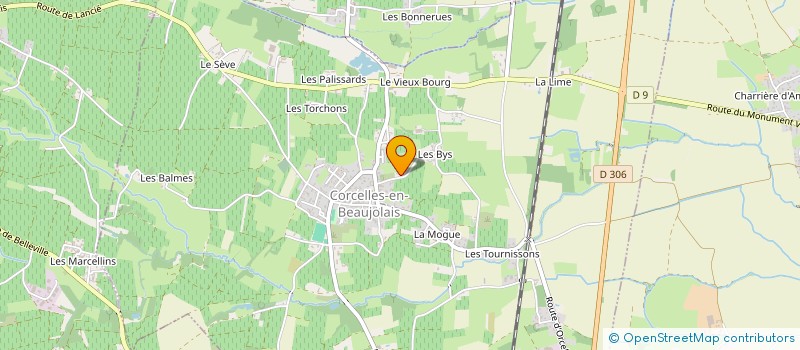 localisation de l'entreprise SCI DES SARMENTS  CHARENTAY