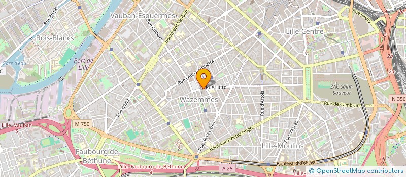 localisation de l'entreprise SCI DES SARRAZINS à LILLE