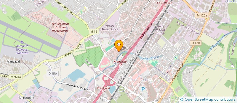 localisation de l'entreprise SCI DES SATELLITES à TOULOUSE