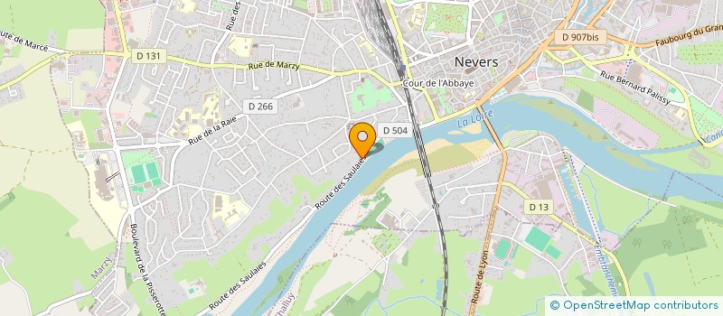 localisation de l'entreprise SCI DES SAULAIES à NEVERS