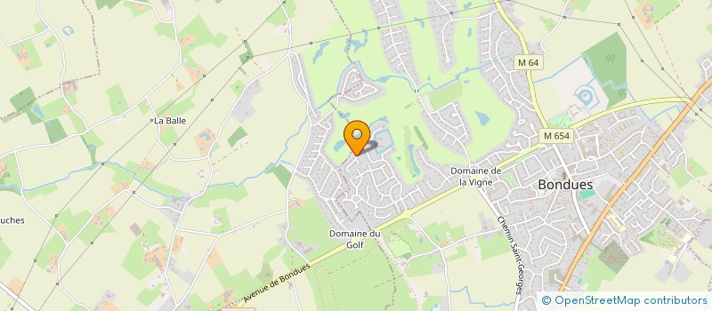 localisation de l'entreprise SCI DES SAULES  BONDUES