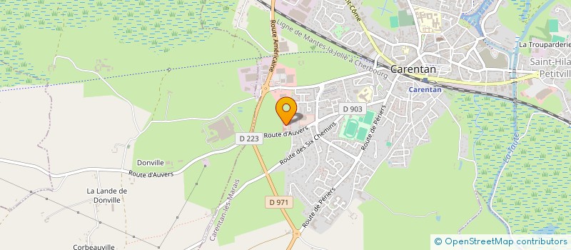 localisation de l'entreprise SCI DES SAULES  MEAUTIS