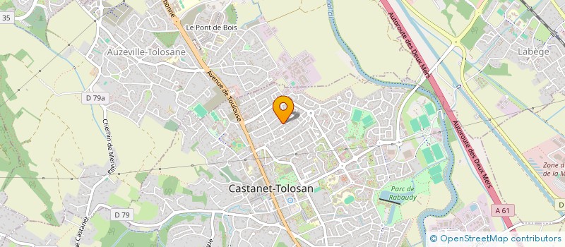 localisation de l'entreprise SCI DES SAULES à CASTANET-TOLOSAN