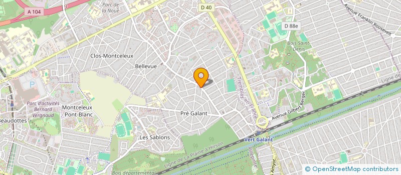 localisation de l'entreprise SCI DES SAULES à VILLEPINTE
