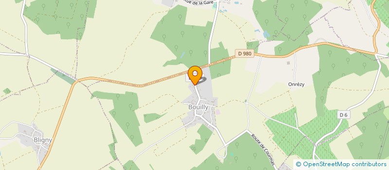 localisation de l'entreprise SCI DES SAULES à BOUILLY