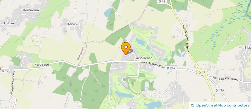 localisation de l'entreprise SCI DES SAULES  SAINT-ANDRE-DES-EAUX