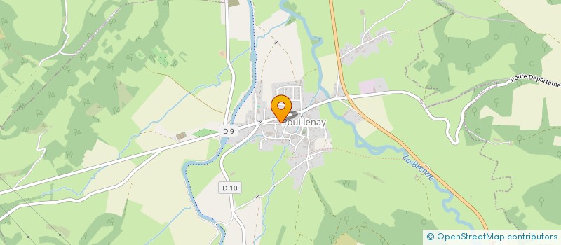 localisation de l'entreprise SCI DES SAULES  THENISSEY