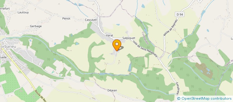 localisation de l'entreprise SCI DES SAULES  CORBARIEU