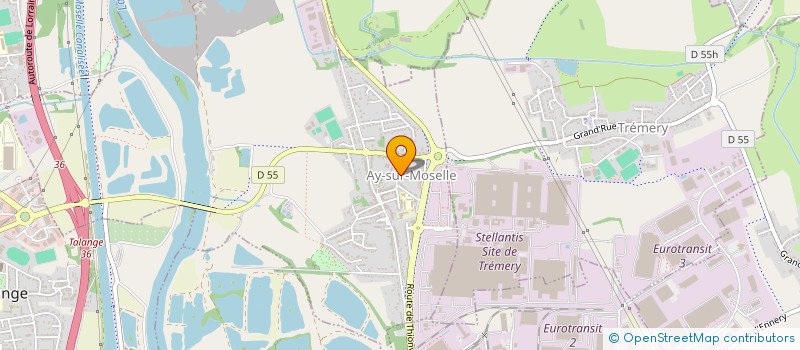 localisation de l'entreprise SCI DES SAULES  AY-SUR-MOSELLE