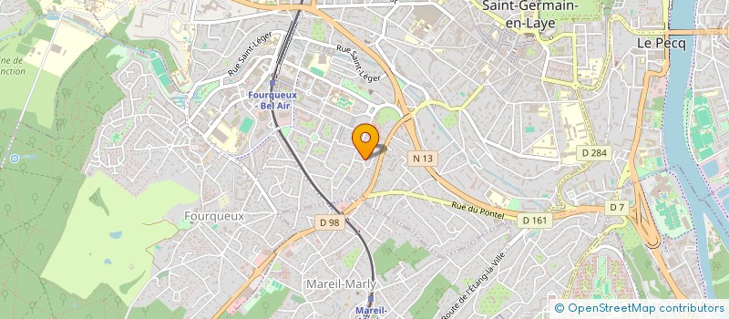 localisation de l'entreprise SCI DES SAULES D'OR  SAINT-GERMAIN-EN-LAYE