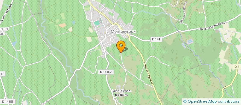 localisation de l'entreprise SCI DES SAUMAILLES  MONTPEYROUX