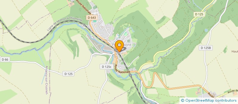 localisation de l'entreprise SCI DES SAUMORETS  PIERREPONT