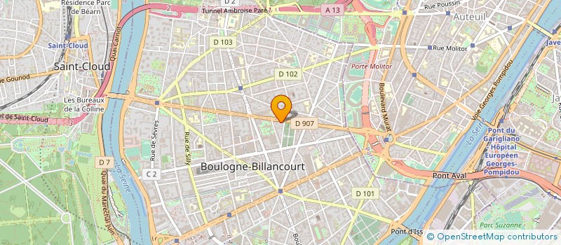 localisation de l'entreprise SCI DES SAVIES à BOULOGNE-BILLANCOURT