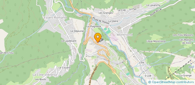 localisation de l'entreprise SCI DES SAVOIE à MORZINE