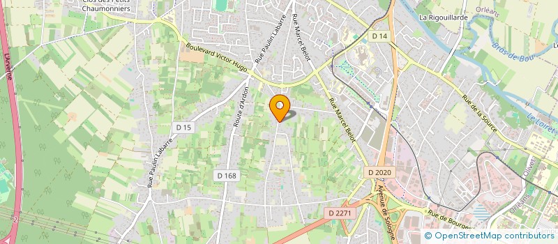 localisation de l'entreprise SCI DES SAVONNIERS à OLIVET