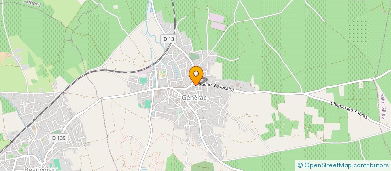 localisation de l'entreprise SCI DES SAZIERES  GENERAC