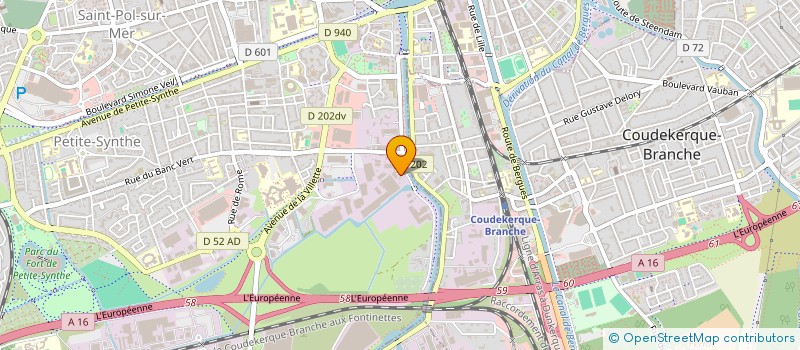 localisation de l'entreprise SCI DES SCIERIES à DUNKERQUE