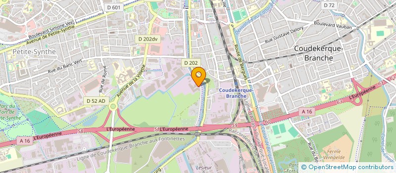 localisation de l'entreprise SCI DES SCIERIES à DUNKERQUE