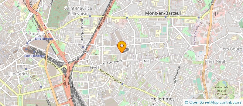 localisation de l'entreprise SCI DES SCOPISTES à LILLE