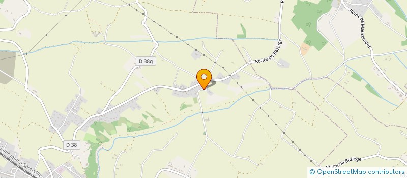 localisation de l'entreprise SCI DES SCRIBES  BAZIEGE