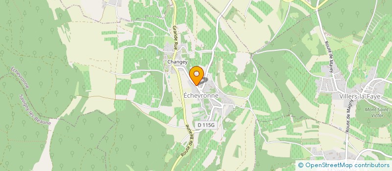 localisation de l'entreprise SCI DES SCULPTEURS D ECHEVRONNE à ECHEVRONNE