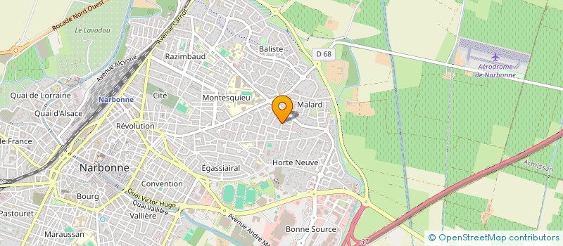 localisation de l'entreprise SCI DES SEGUES à NARBONNE