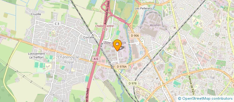 localisation de l'entreprise SCI DES SELLIERS  CHATENOY-LE-ROYAL