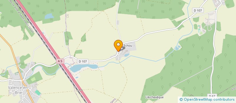 localisation de l'entreprise SCI DES SELLIERS  ECHOUBOULAINS