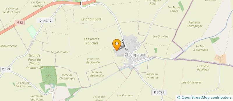 localisation de l'entreprise SCI DES SEMAILLES à GOUSSAINVILLE