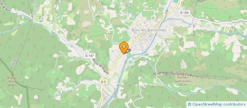 localisation de l'entreprise SCI DES SENTEURS à BUIS-LES-BARONNIES