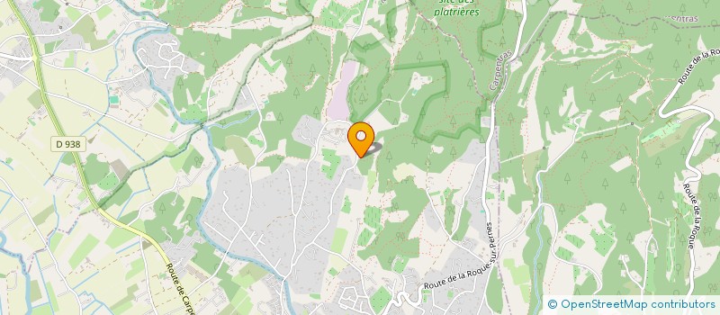 localisation de l'entreprise SCI DES SENTUS  L'ISLE-SUR-LA-SORGUE