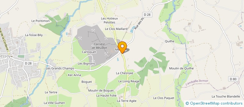 localisation de l'entreprise SCI DES SEPT à QUESSOY