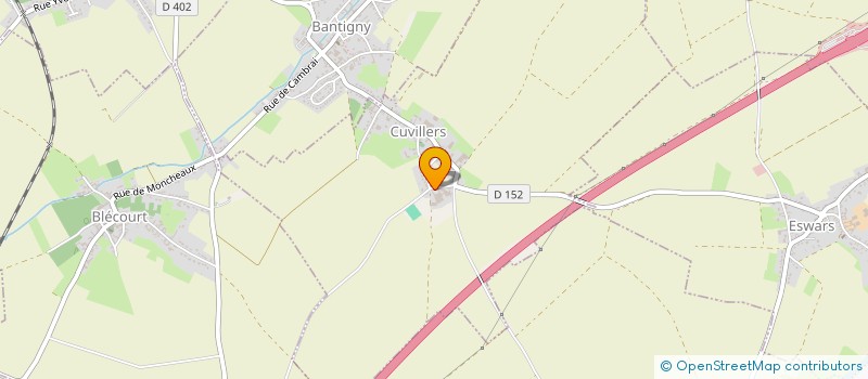 localisation de l'entreprise SCI DES SEPT  CUVILLERS