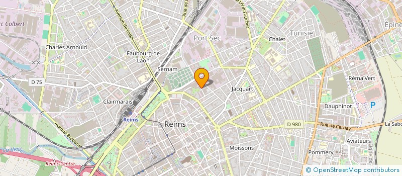 localisation de l'entreprise SCI DES SEPT DIANE  REIMS