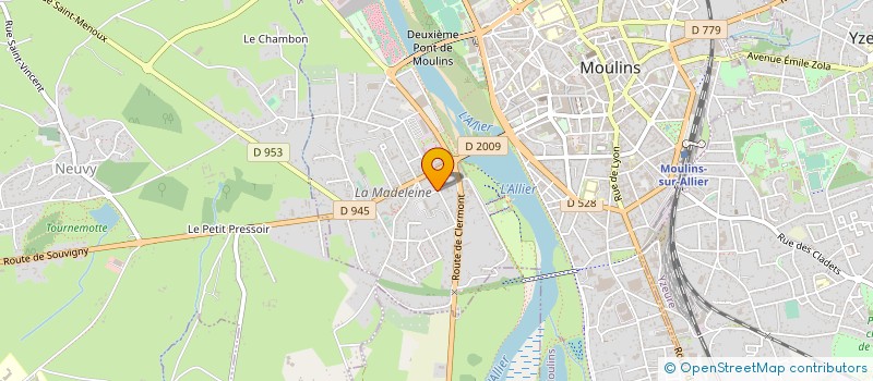 localisation de l'entreprise SCI DES SEPT FONDS à MOULINS