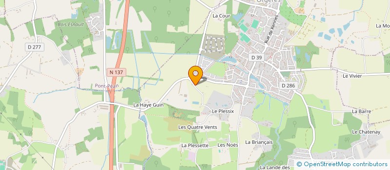 localisation de l'entreprise SCI DES SEPT ILES à ORGERES