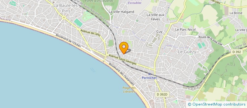 localisation de l'entreprise SCI DES SEPT PINS  LA BAULE-ESCOUBLAC