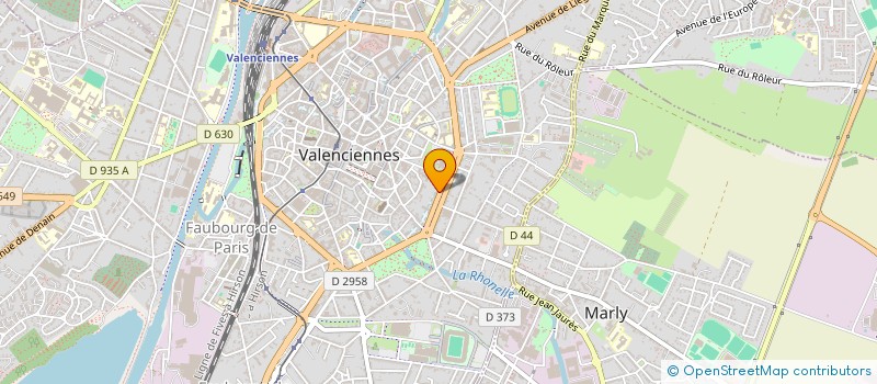 localisation de l'entreprise SCI DES SEPT RUS  VALENCIENNES