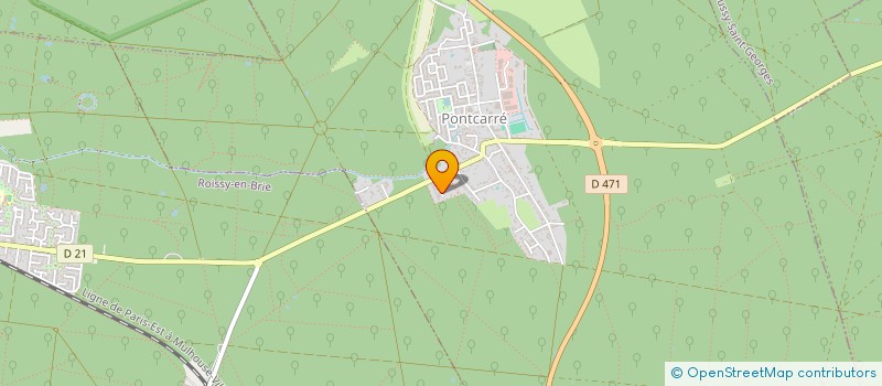 localisation de l'entreprise SCI DES SEPT VIES  PONTCARRE