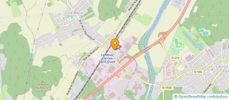 localisation de l'entreprise SCI DES SEPTVOIES  LE MEUX